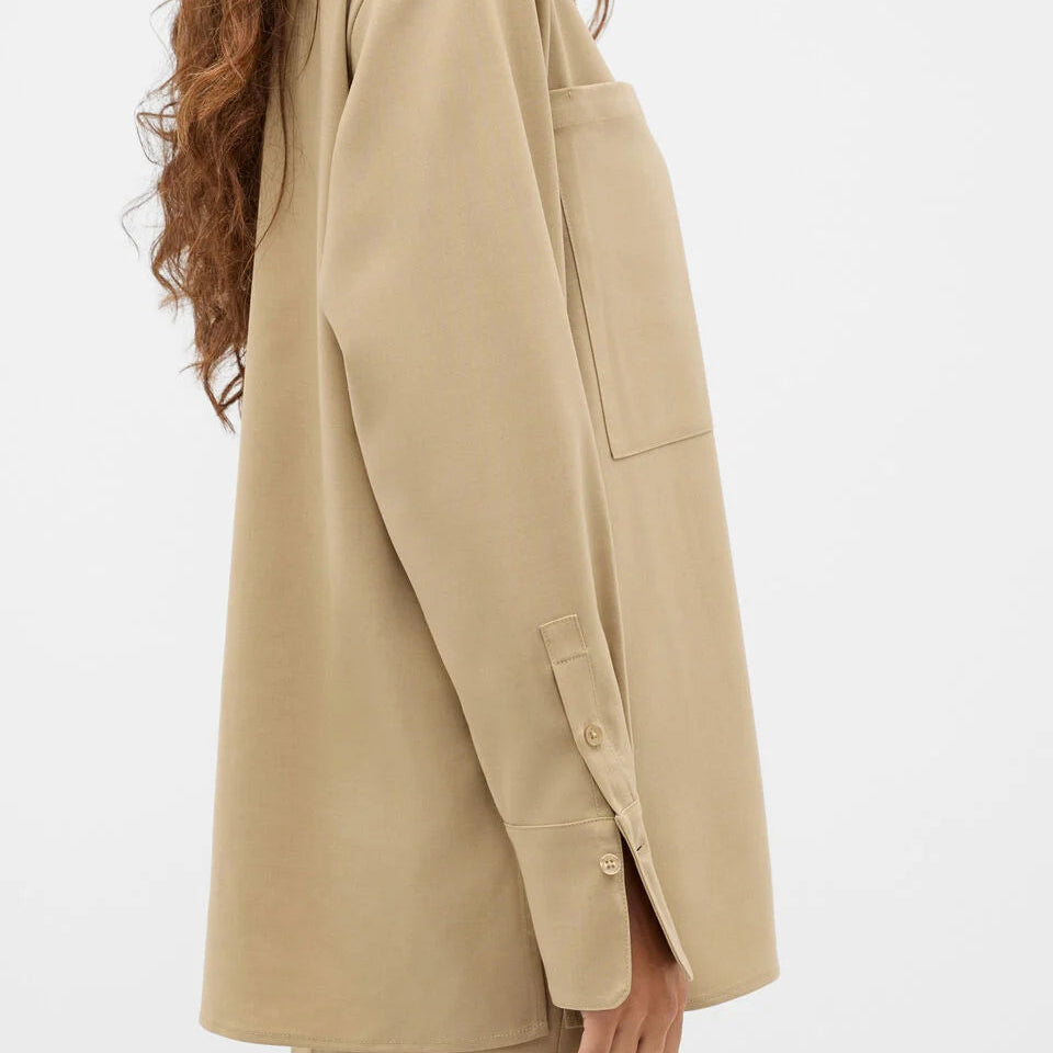 Zipper Pullover Shirt