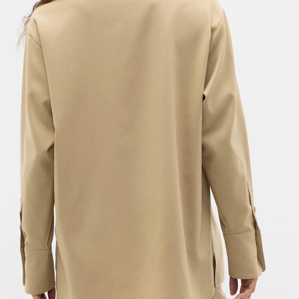 Zipper Pullover Shirt