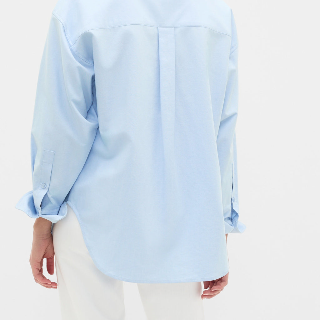 Women’s Oversized Check Long Sleeve Button Shirt